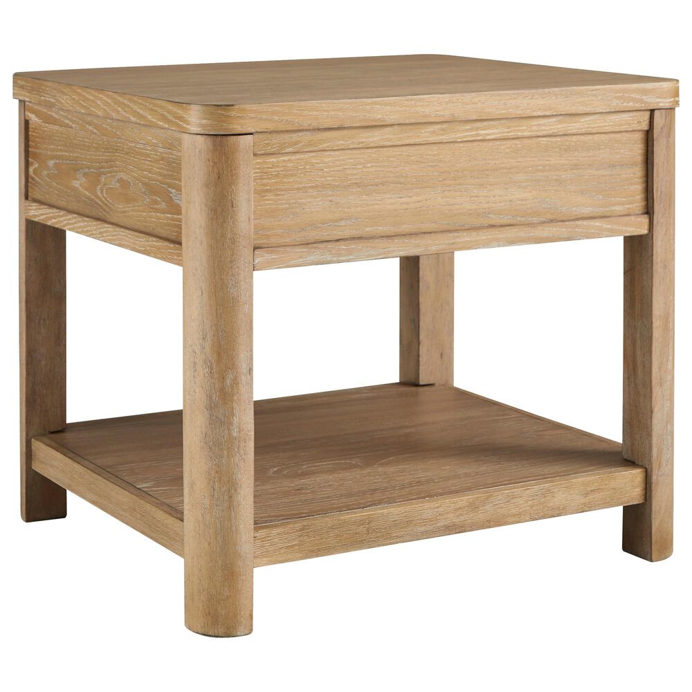 Ashley Rencott 3-Piece Occasional Table Set in Light Oak, , large