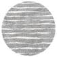 Safavieh Venus Shag VNS603J 5"3" Round Grey and Ivory Area Rug, , large