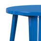 Flash Furniture 3-Piece Metal Bar Table Set in Blue, , large