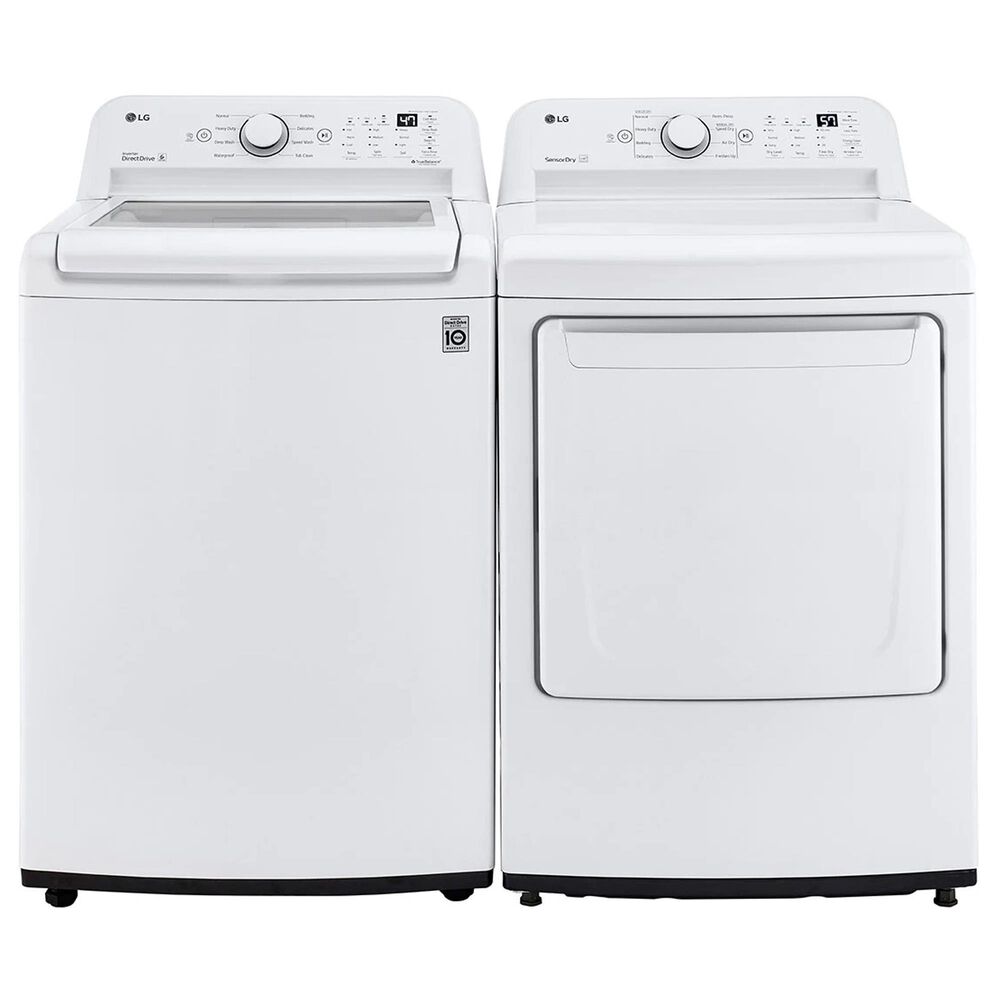 LG 7.3 Cu. Ft. Ultra Large Capacity Gas Dryer with Sensor Dry Technology in White, , large