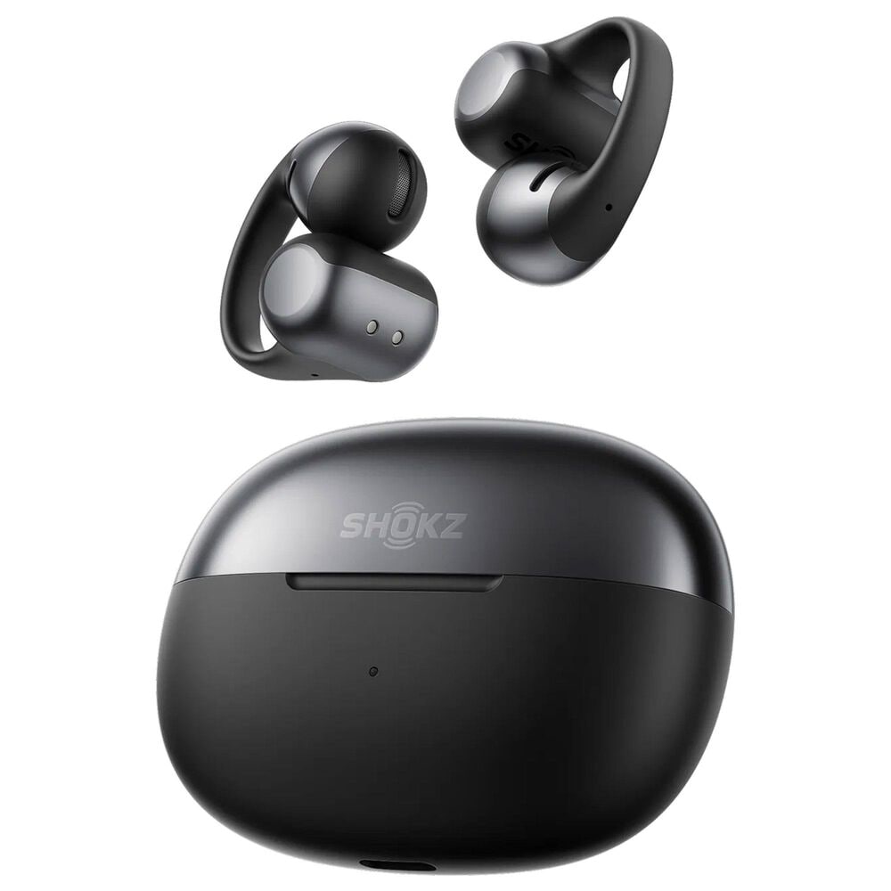 Shokz OpenDots One Open-Ear Clip-On True Wireless Earbuds in Black, , large