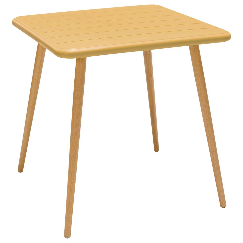 Blue River Nassau Patio Dining Table in Honey Eucalyptus, , large