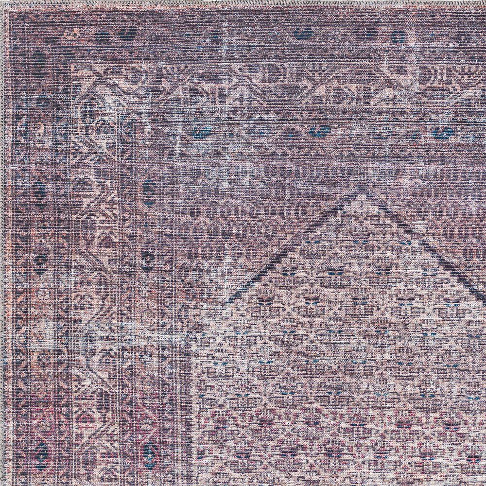 Surya Colin 7&#39;10&quot; x 10&#39;2&quot; Plum, Ink Blue, Dusty Pink and Cream Area Rug, , large