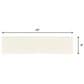 Dal-Tile Artcrafted Coconut 3" x 12" Glazed Ceramic Wall Tile, , large