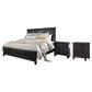 Riva Ridge Oxford Queen Storage Panel Bed with Two Nightstands in Black, , large