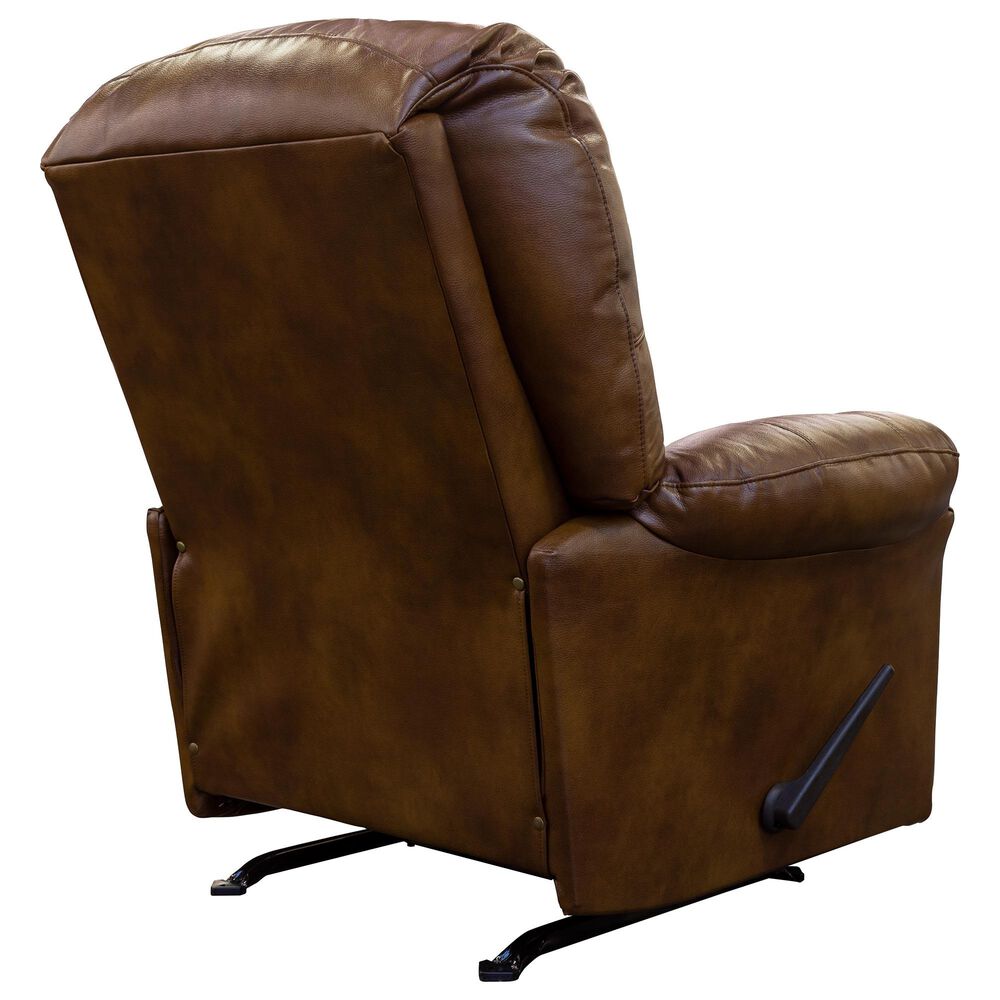 Best Home Furnishings Zaynah Leather Rocker Recliner in Saddle, , large