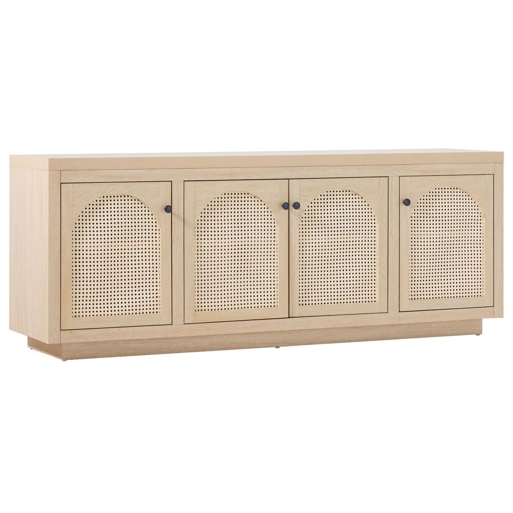 Walker Edison Sasha 70" TV Stand in Coastal Oak, , large