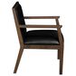 Regency Global Sourcing Regent WallGuard Guest and Reception Side Chair with Black Cushion in Neo Walnut, , large