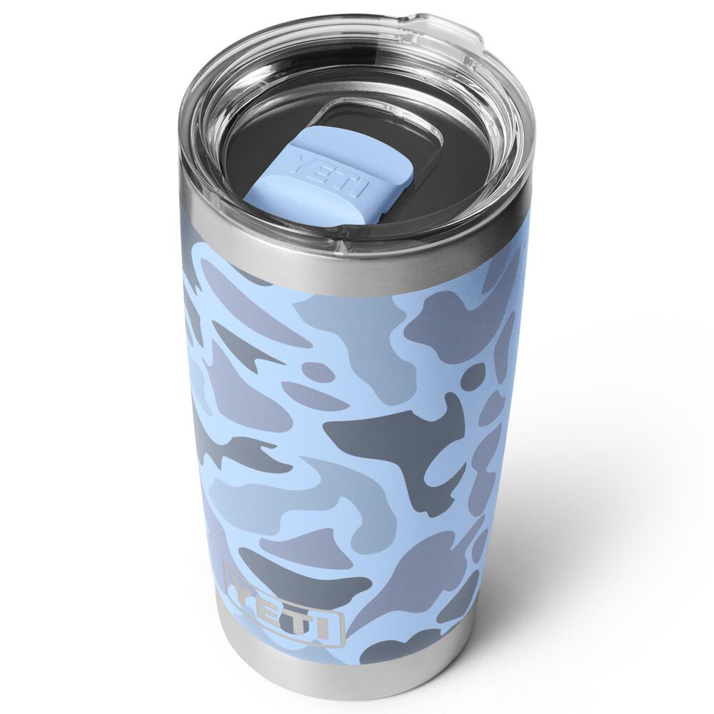 YETI Rambler 20 Oz Tumbler with MagSlider Lid in Blue Camo, , large