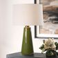 Uttermost Kelley Table Lamp in Moss Green and Antiqued Brass, , large
