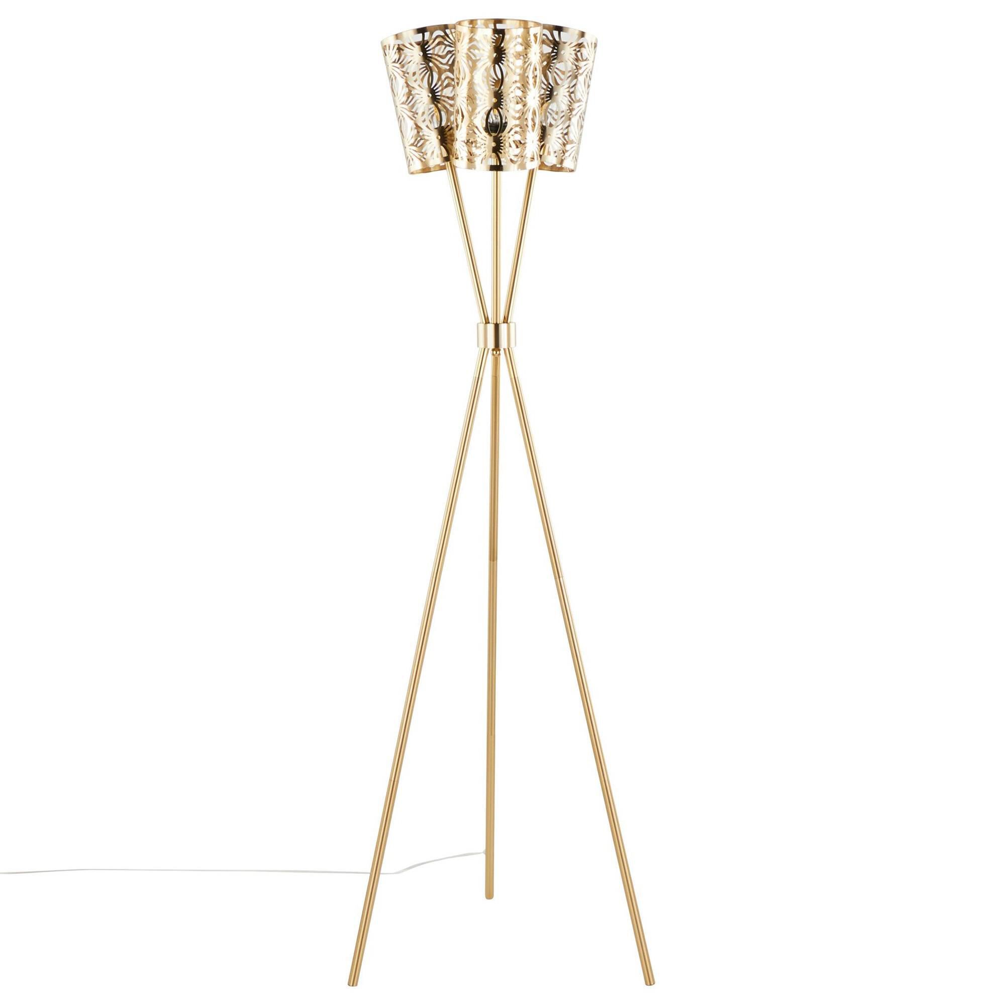 Grandview gallery gold floor clearance lamp