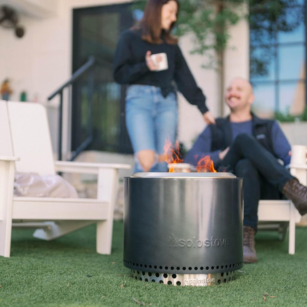 Solo Stove Bonfire Fire Pit with Stand 2.0 in Gunmetal, , large