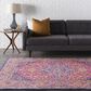 Surya Harput HAP-1009 3"10" x 5"7" Garnet, Blue and Saffron Area Rug, , large
