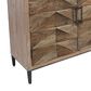 Classic Home Maverick 4-Door Sideboard in Brown, , large