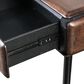 Furniture of America End Table with Storage Drawer in Rich Walnut, , large