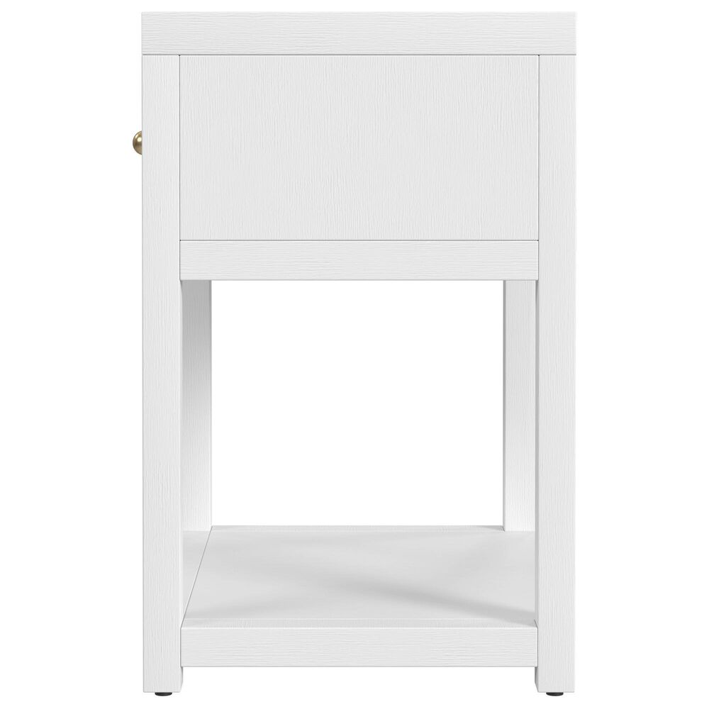 Butler Specialty Company Nora 1-Drawer 21" Nightstand in Textured White, , large
