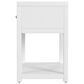 Butler Specialty Company Nora 1-Drawer 21" Nightstand in Textured White, , large