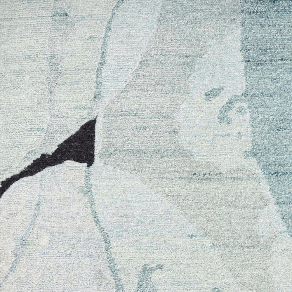 Nourison Silk Shadows 7&#39;9&quot; x 9&#39;9&quot; Blue, Black and Pink Area Rug, , large