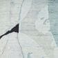Nourison Silk Shadows 7"9" x 9"9" Blue, Black and Pink Area Rug, , large