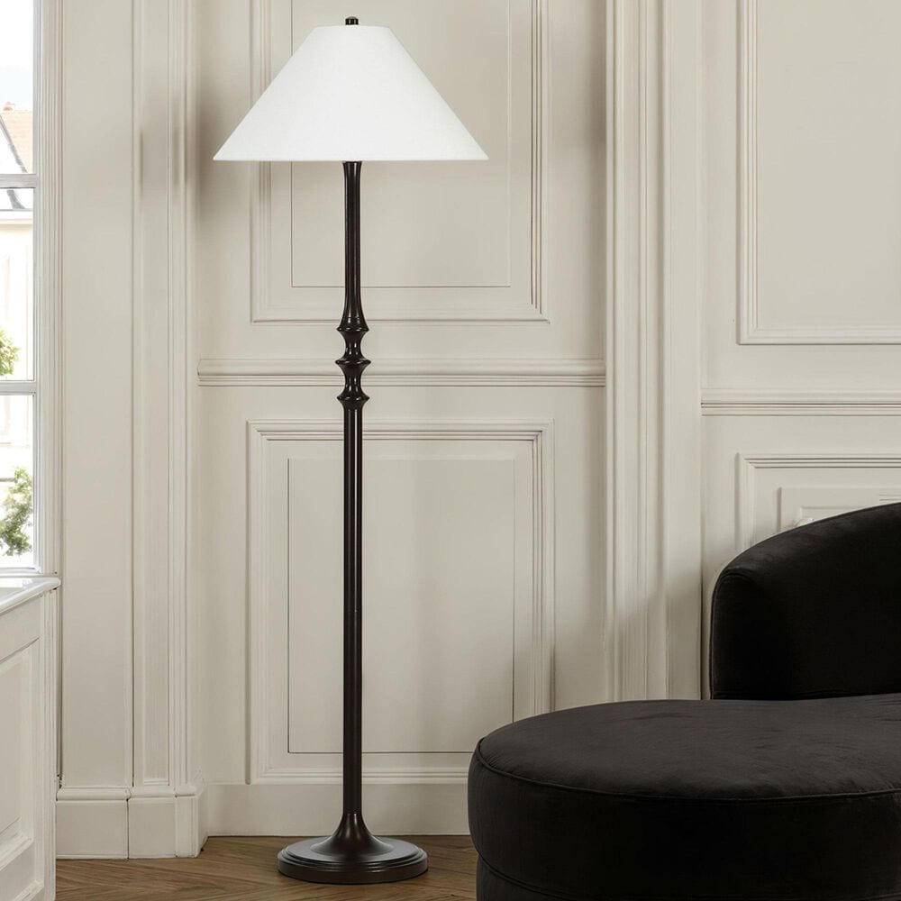 Renwil Zyra Floor Lamp in Matte Dark Bronze, , large