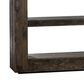 Crestview Collection Aspen 4-Shelf Etagere Bookcase in Stained Brown, , large