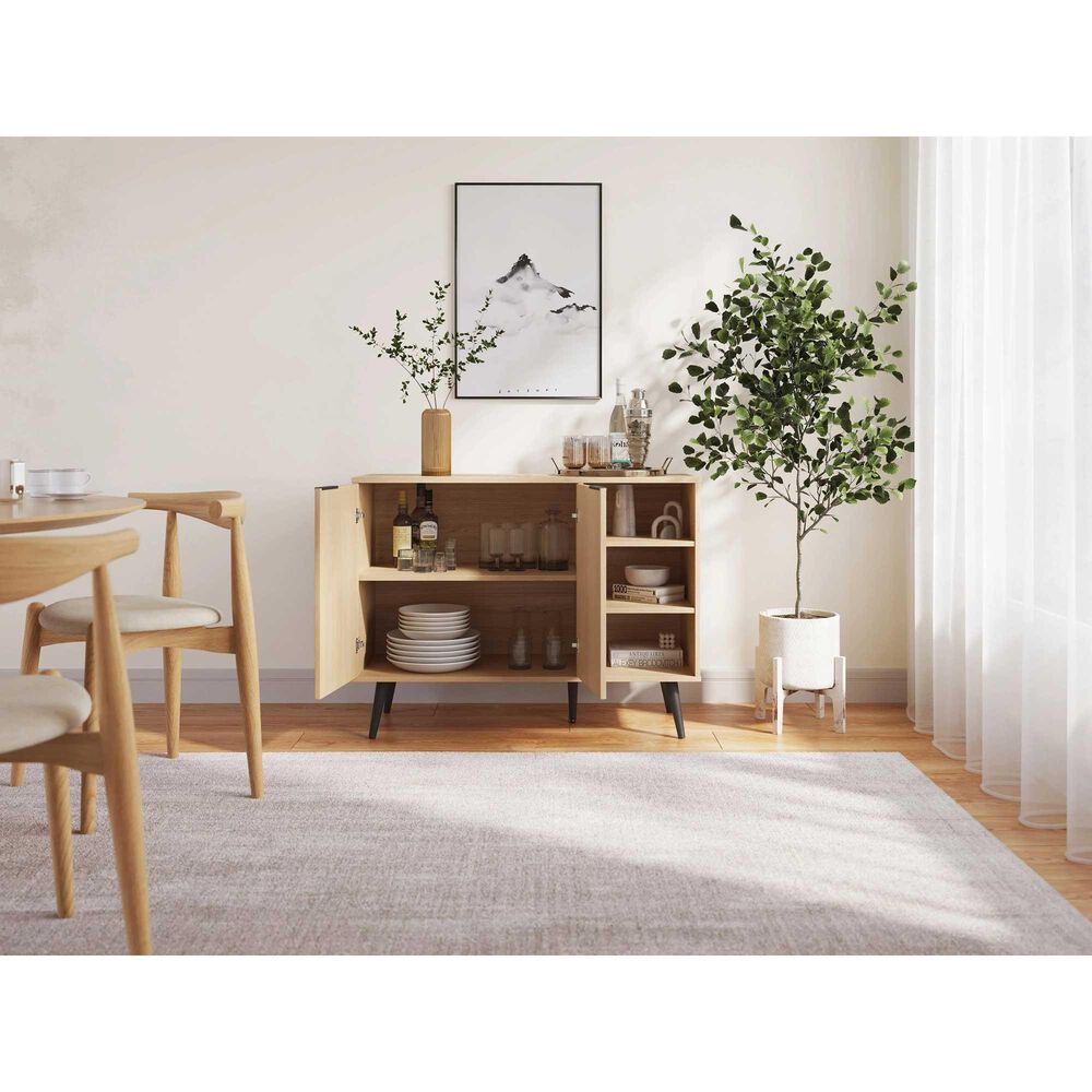CorLiving Himari Sideboard Buffet in Light Brown NFM