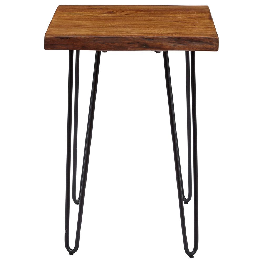 Waltham Nature&#39;s Edge Chairside Table in Light Chestnut, , large
