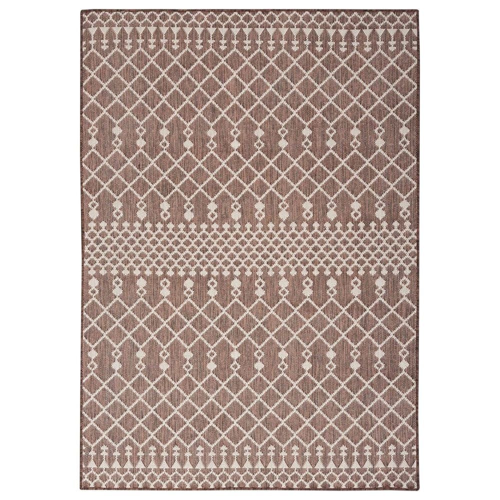 Nourison Positano Southwestern Natural 9&#39; x 12&#39; Indoor/Outdoor Area Rug, , large