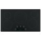 GE Appliances 36" Built-In Knob Control Electric Cooktop in Black, , large