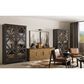 Hooker Furniture Big Sky 2 Door Display Cabinet in Black and Vintage Natural, , large