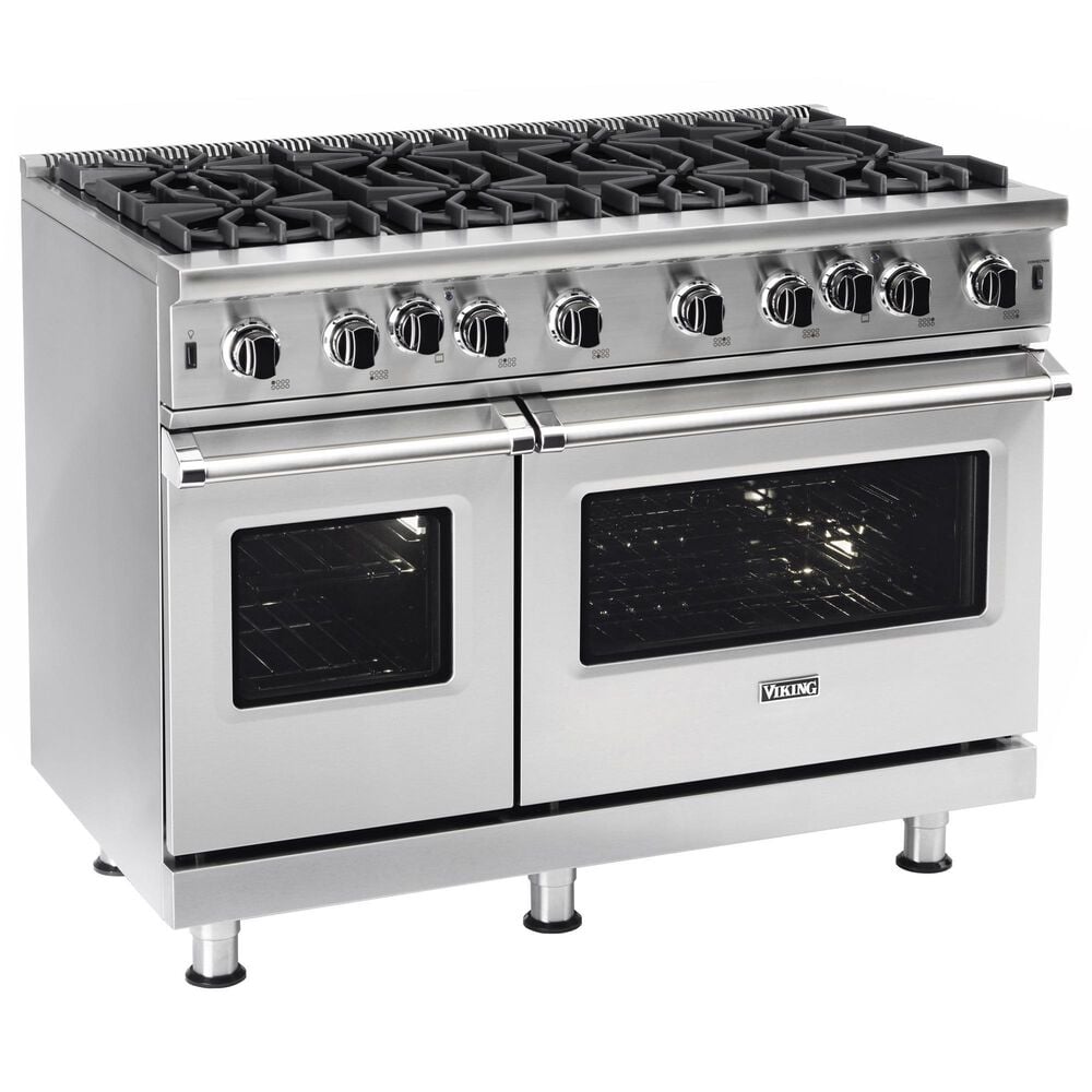 Viking Range 5 Series 6.1 Cu. Ft. Open Burner Liquid Propane Gas Range in Stainless Steel, , large