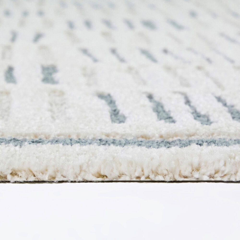 Balta Rugs Cocoon Guillaume Teal 5'3" x 7' Area Rug, , large