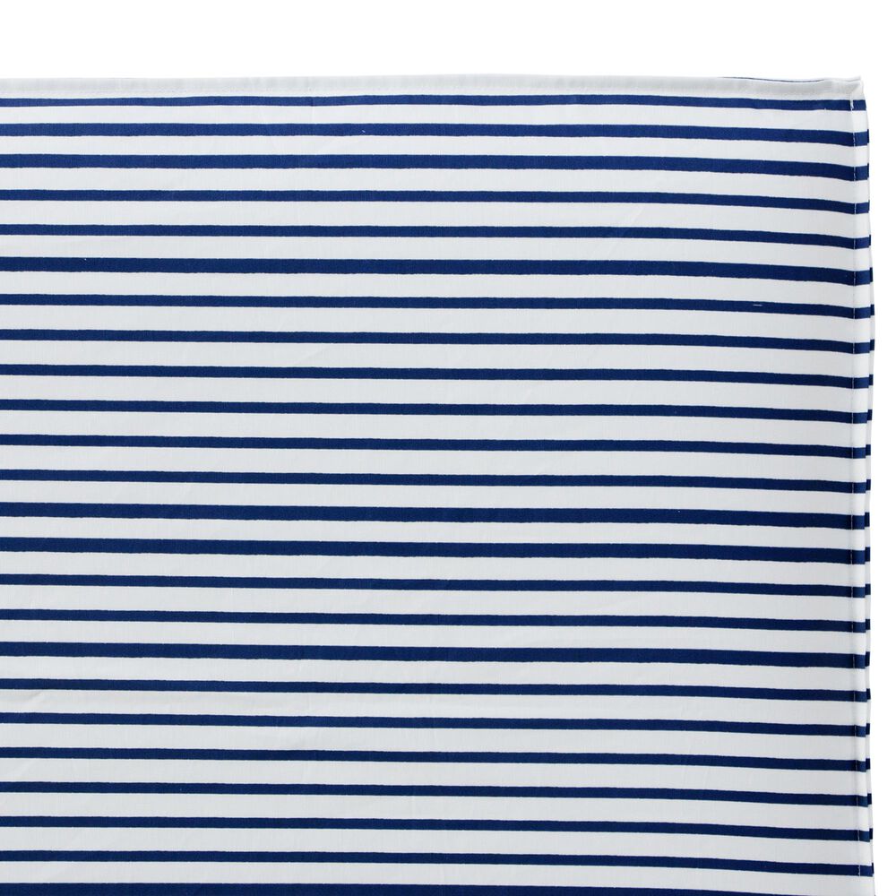 Skyline Furniture Lorel Twin Slipcover Headboard in Nautical Stripe Navy, , large