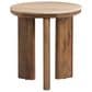 Slatehouse Mason Round End Table in Brown, , large