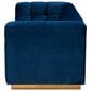 Baxton Studio Loreto Stationary Sofa in Navy Blue Velvet, , large