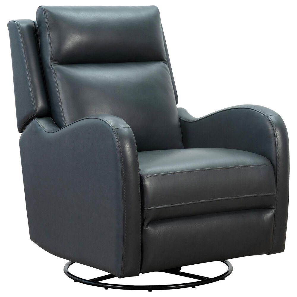 Barcalounger Carrie Swivel Glider in Dark Blue, , large