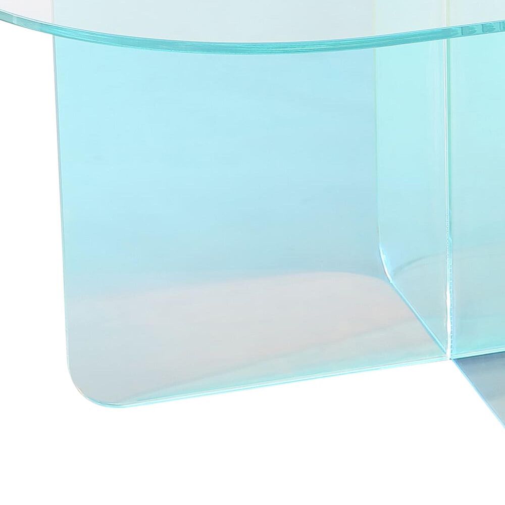 Urban Home Fomo Coffee Table in Iridescent Glass, , large