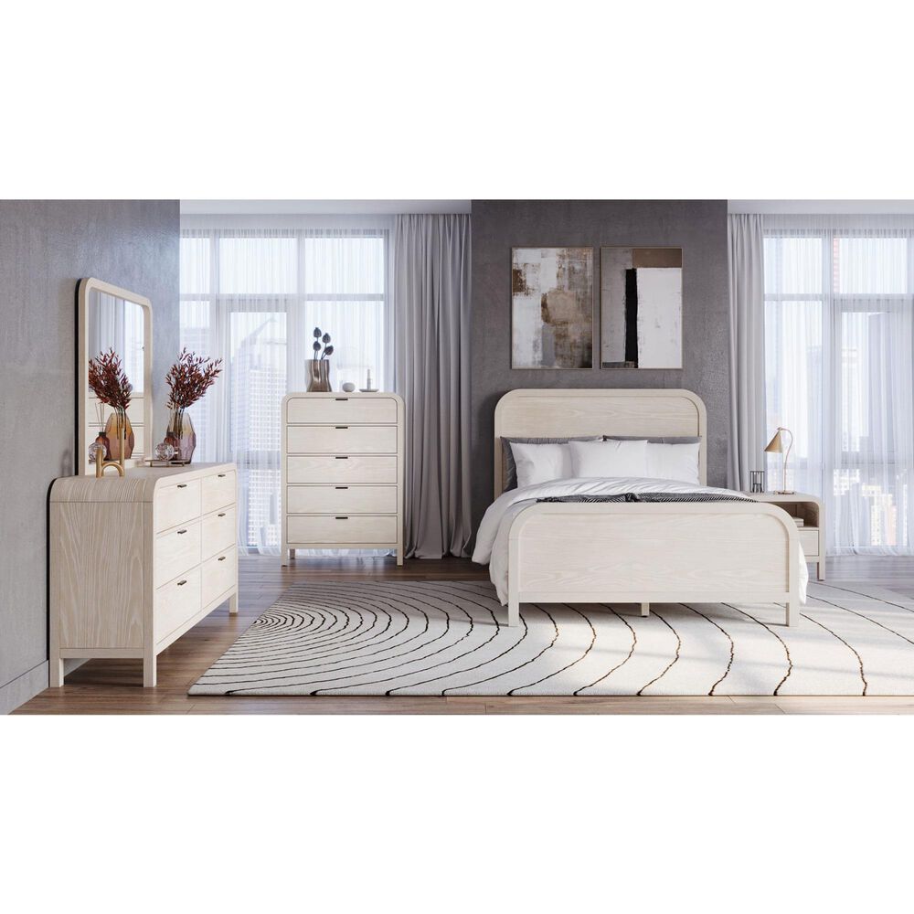 Urban Home Drake Dresser and Mirror in Sugar Finish, , large