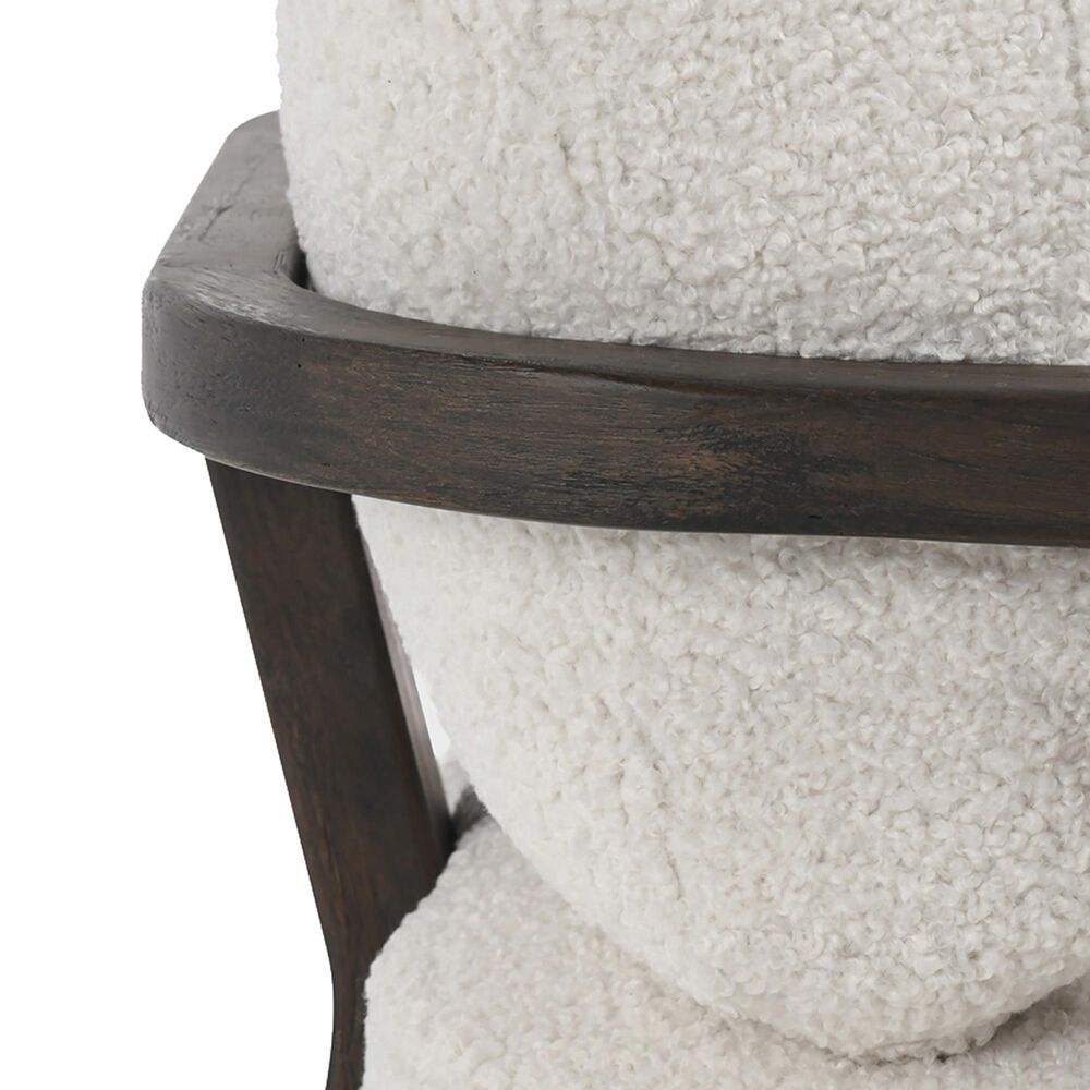Classic Home Pierce Accent Chair in Sherpa, , large