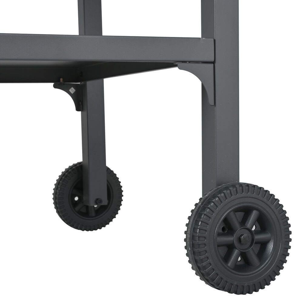 Hearth and Haven Outdoor Foldable Kitchen Cart with Side Table in Gray, , large