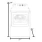 Whirlpool 7.4 Cu. Ft. Heat Pump Electric Dryer in White, , large