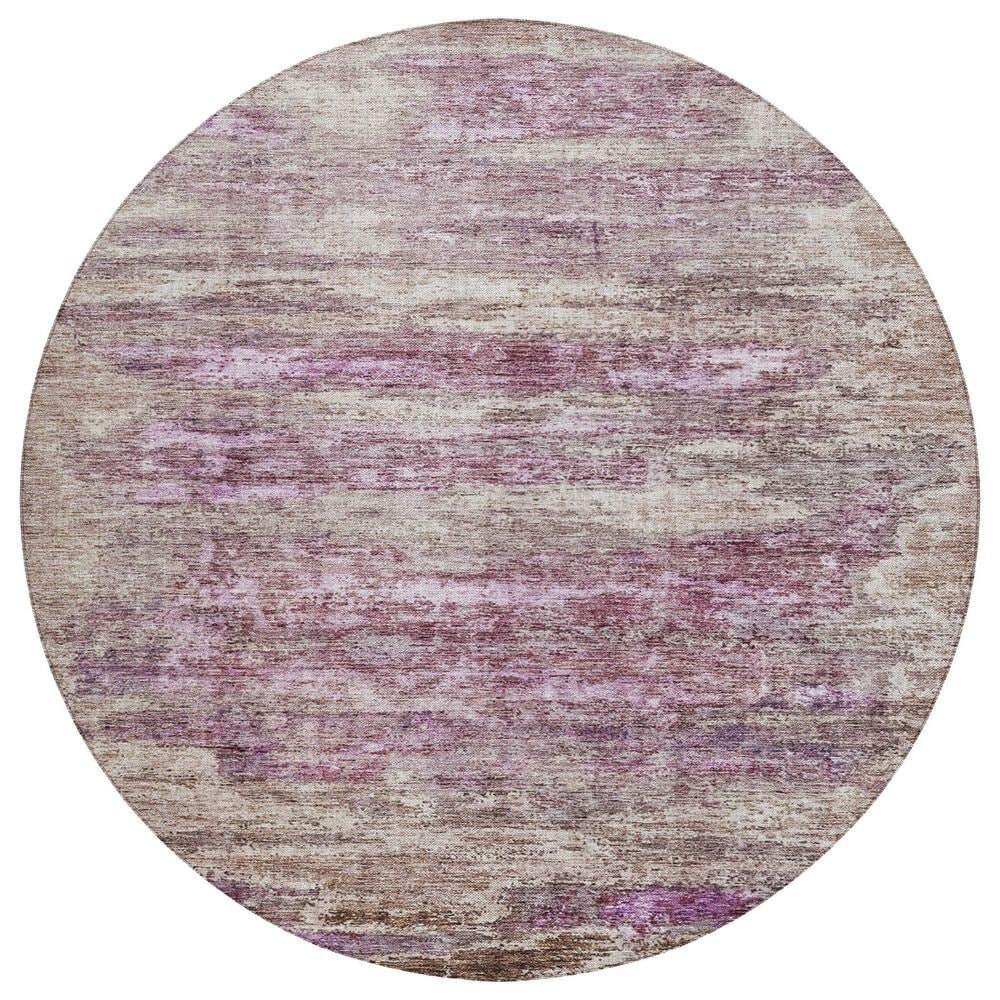 Dalyn Rug Company Nouveau NV4 8" Round Blush Indoor/Outdoor Area Rug, , large