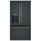 Cafe Refrigeration Handle Kit in Brushed Bronze, , large