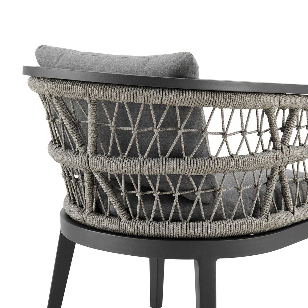 Blue River Zella Outdoor Dining Chair with Cushions in Earl Gray (Set of 2), , large