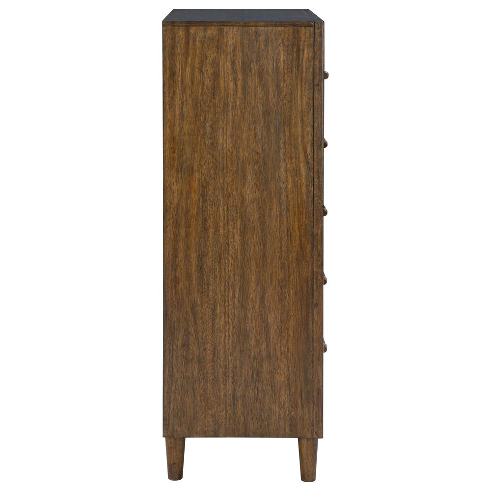 Ashley Lyncott 5-Drawer Chest in Brown, , large