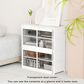 HOMLUX 5-Tier Storage Cabinet with Adjustable Shelves in White, , large