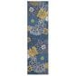 Nourison Passion PSN17 1"10" x 6" Blue Runner, , large