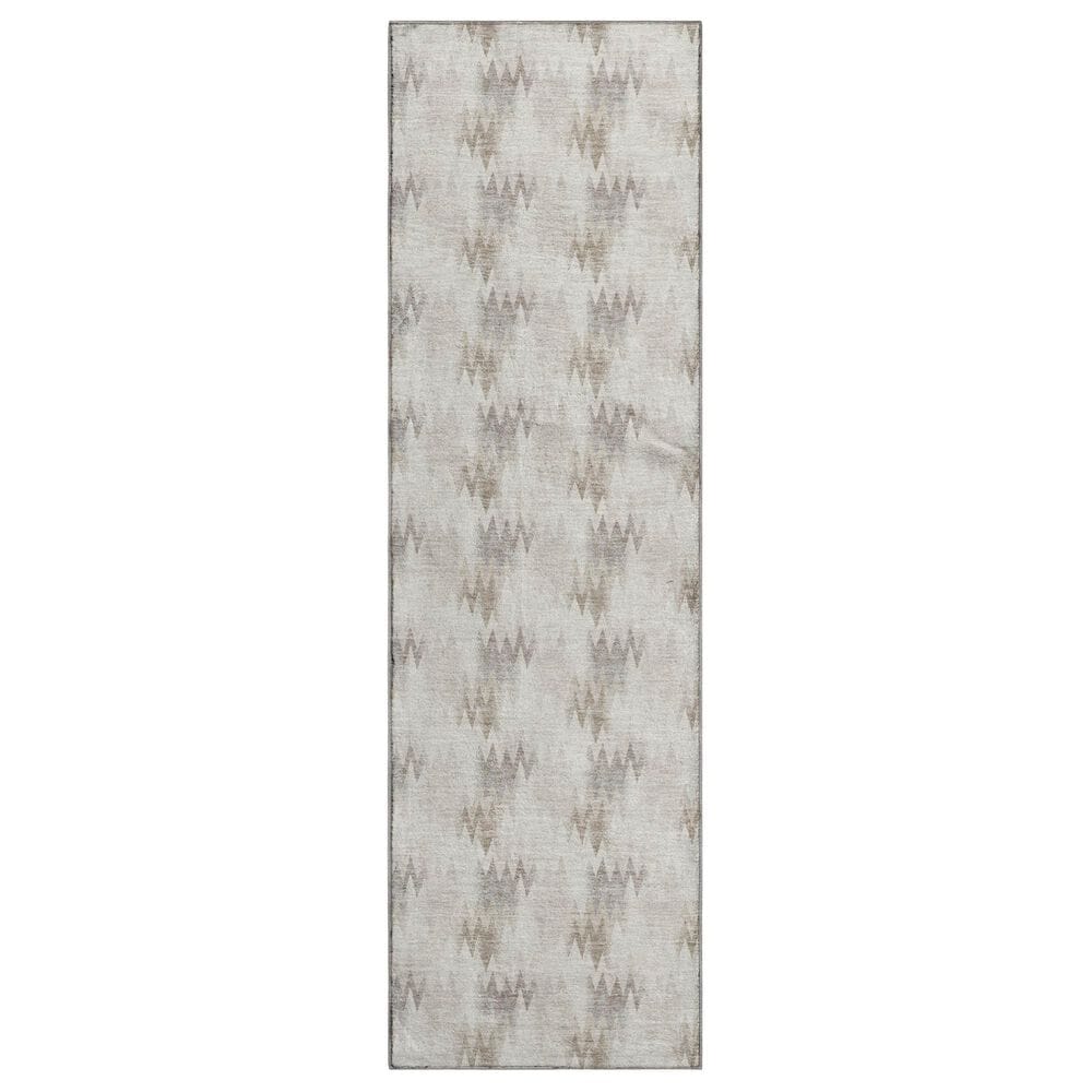 Dalyn Rug Company Soft Essentials Chevron Beige 2"3" x 7"6" Runner, , large