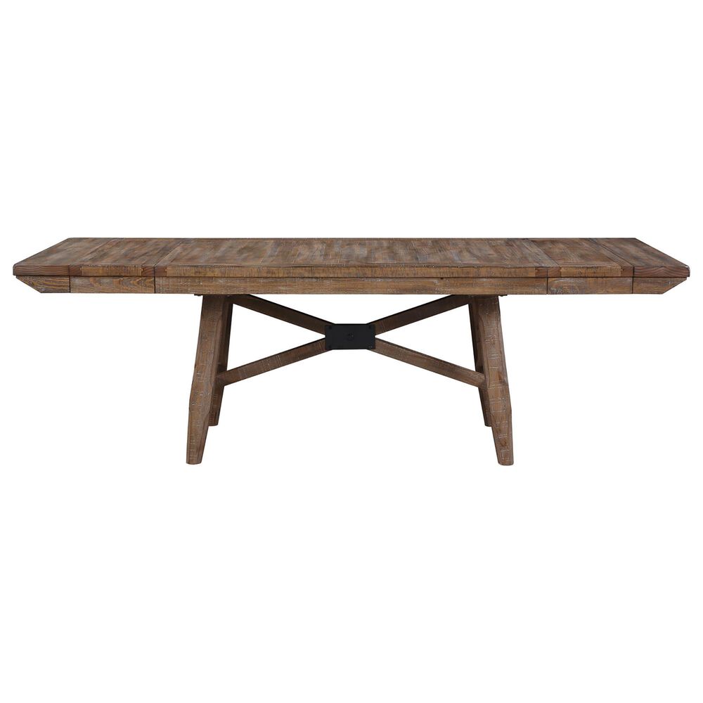 Steve Silver Riverdale 6-Piece Rectangle Dining Set in Driftwood, , large