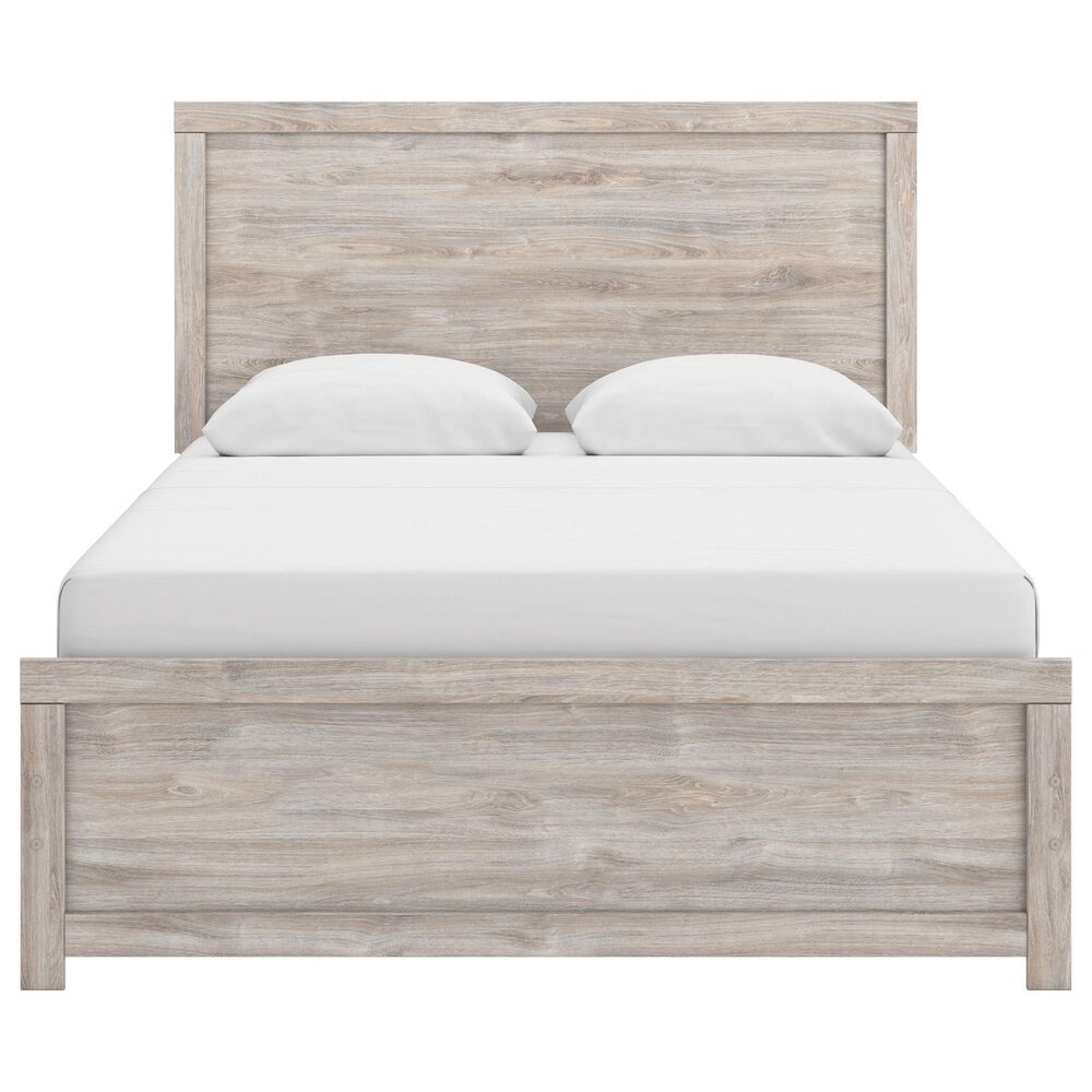 Ashley Broachmyn Queen Bed with Dresser and Nightstand in Light Gray, , large